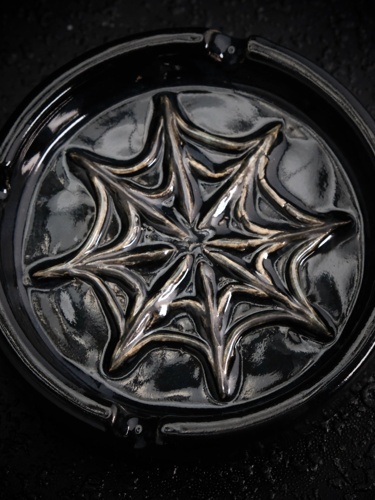 spiderweb ashtray
